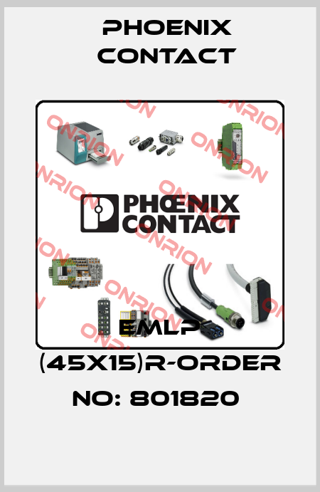 EMLP (45X15)R-ORDER NO: 801820  Phoenix Contact