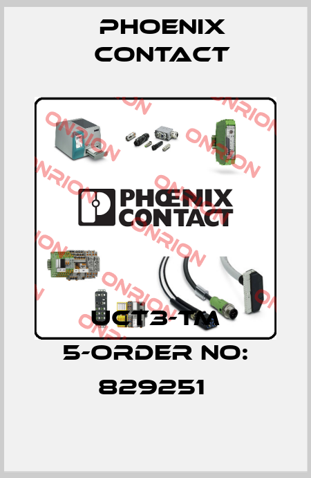 UCT3-TM 5-ORDER NO: 829251  Phoenix Contact