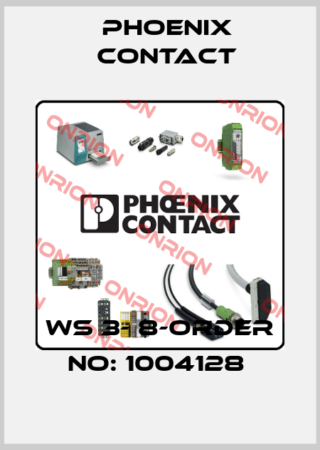 WS 3- 8-ORDER NO: 1004128  Phoenix Contact