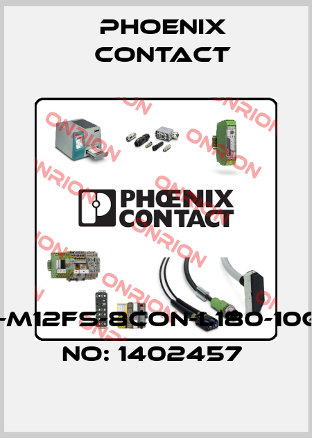 SACC-CI-M12FS-8CON-L180-10G-ORDER NO: 1402457  Phoenix Contact
