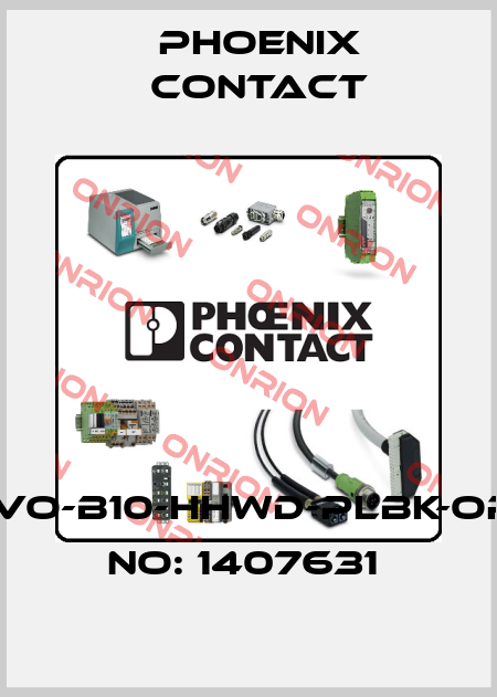 HC-EVO-B10-HHWD-PLBK-ORDER NO: 1407631  Phoenix Contact