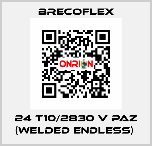 24 T10/2830 V PAZ (WELDED ENDLESS)  Brecoflex