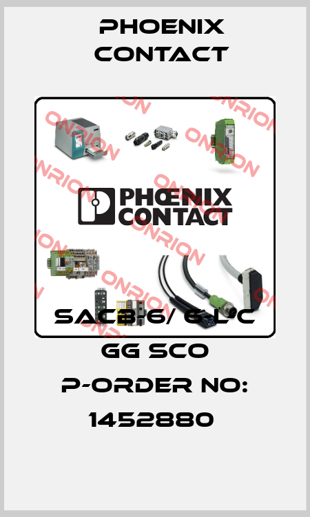 SACB-6/ 6-L-C GG SCO P-ORDER NO: 1452880  Phoenix Contact