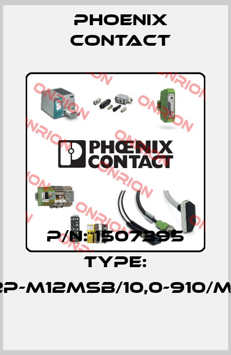 P/N: 1507395 Type: SAC-2P-M12MSB/10,0-910/M12FSB Phoenix Contact