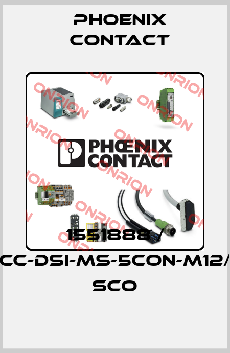 1551888 / SACC-DSI-MS-5CON-M12/0,5 SCO Phoenix Contact
