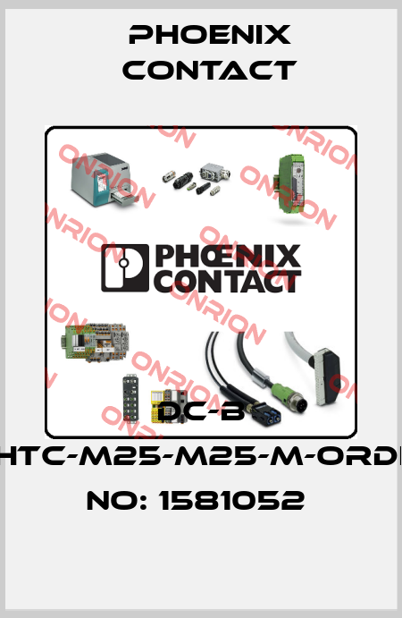 DC-B 6-HTC-M25-M25-M-ORDER NO: 1581052  Phoenix Contact