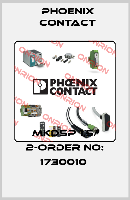 MKDSP 1,5/ 2-ORDER NO: 1730010  Phoenix Contact