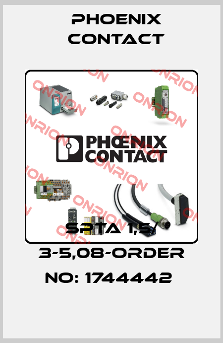 SPTA 1,5/ 3-5,08-ORDER NO: 1744442  Phoenix Contact