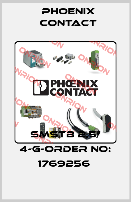 SMSTB 2,5/ 4-G-ORDER NO: 1769256  Phoenix Contact