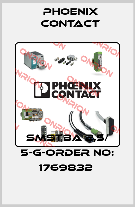 SMSTBA 2,5/ 5-G-ORDER NO: 1769832  Phoenix Contact
