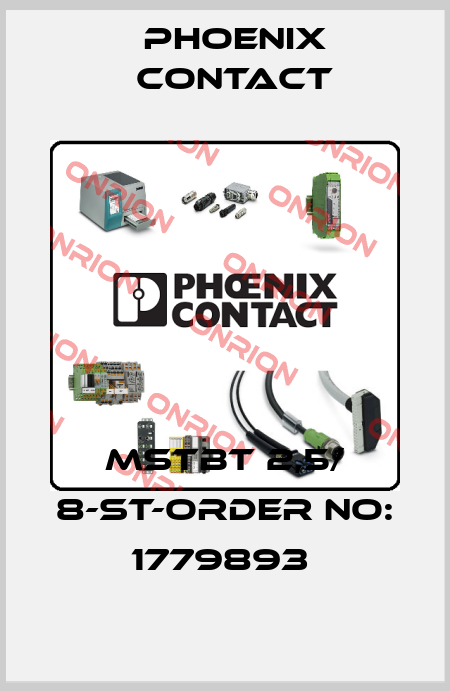 MSTBT 2,5/ 8-ST-ORDER NO: 1779893  Phoenix Contact