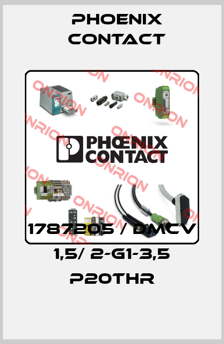 1787205 / DMCV 1,5/ 2-G1-3,5 P20THR Phoenix Contact
