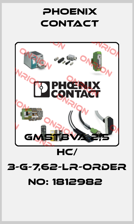 GMSTBVA 2,5 HC/ 3-G-7,62-LR-ORDER NO: 1812982  Phoenix Contact