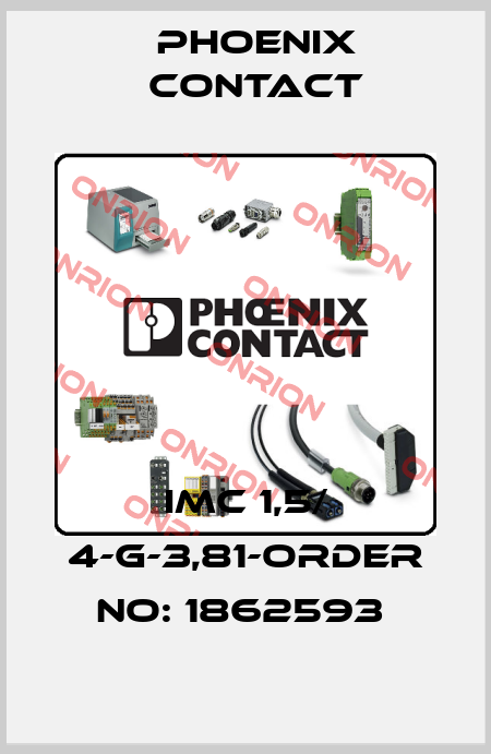 IMC 1,5/ 4-G-3,81-ORDER NO: 1862593  Phoenix Contact