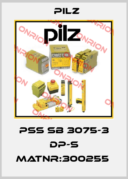 PSS SB 3075-3 DP-S MatNr:300255  Pilz