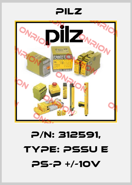 p/n: 312591, Type: PSSu E PS-P +/-10V Pilz