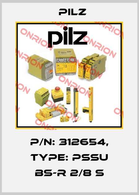 p/n: 312654, Type: PSSu BS-R 2/8 S Pilz