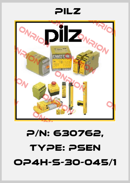 p/n: 630762, Type: PSEN op4H-s-30-045/1 Pilz