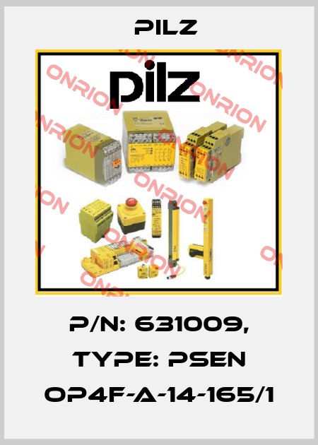 p/n: 631009, Type: PSEN op4F-A-14-165/1 Pilz