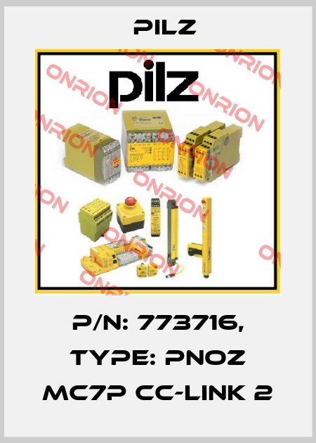 p/n: 773716, Type: PNOZ mc7p CC-Link 2 Pilz