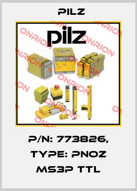 p/n: 773826, Type: PNOZ ms3p TTL Pilz