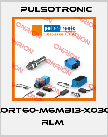 KORT60-M6MB13-X0301    RLM  Pulsotronic