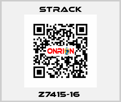 Z7415-16  Strack