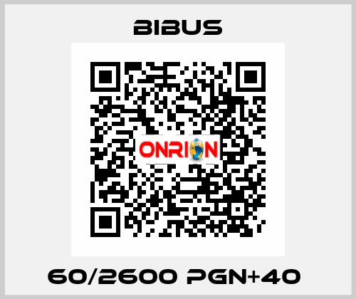 60/2600 PGN+40  Bibus