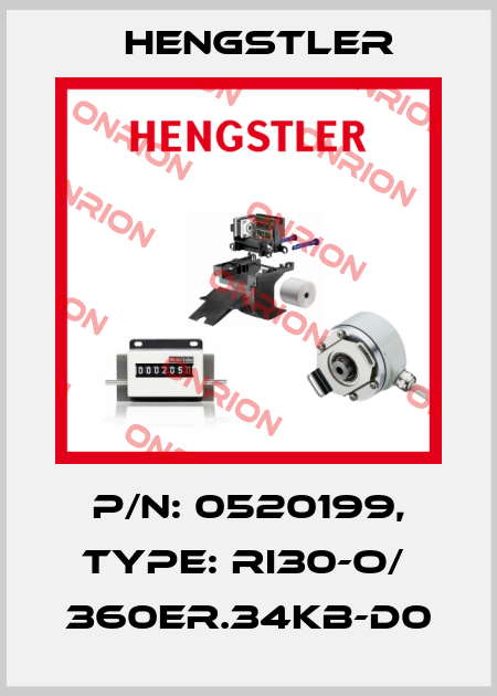 p/n: 0520199, Type: RI30-O/  360ER.34KB-D0 Hengstler