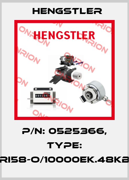 p/n: 0525366, Type: RI58-O/10000EK.48KB Hengstler