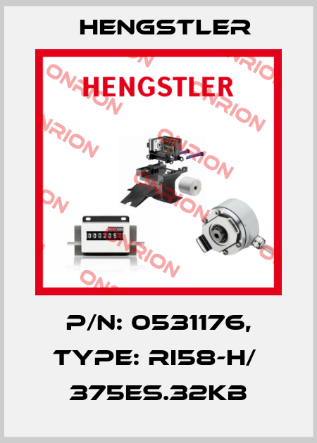 p/n: 0531176, Type: RI58-H/  375ES.32KB Hengstler