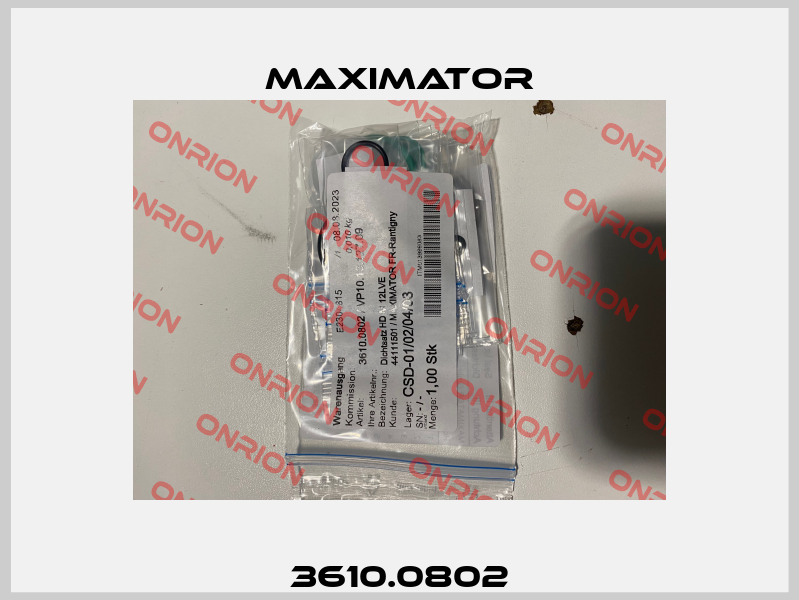 3610.0802 Maximator