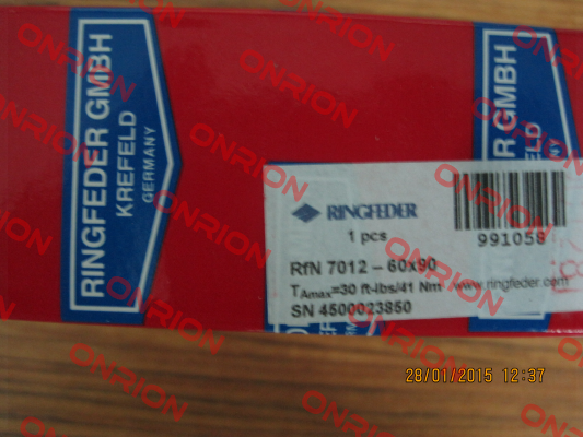 RFN7012 60X90 Ringfeder
