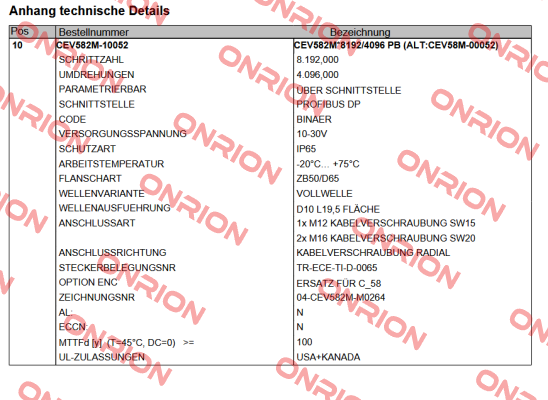 CEV582M-10052 TR Electronic