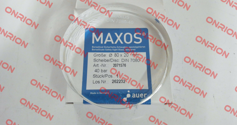 DIN 7080 - 80x20mm Maxos