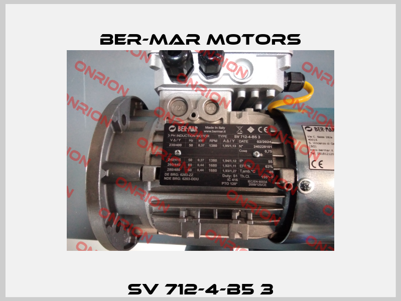 SV 712-4-B5 3 Ber-Mar Motors