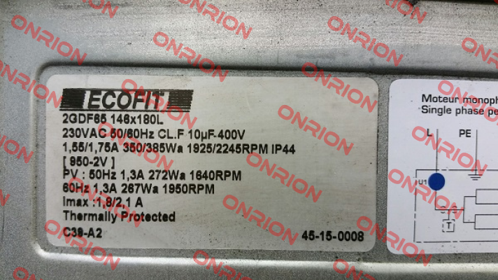 2GDF65 146x180L C39-A2 Ecofit