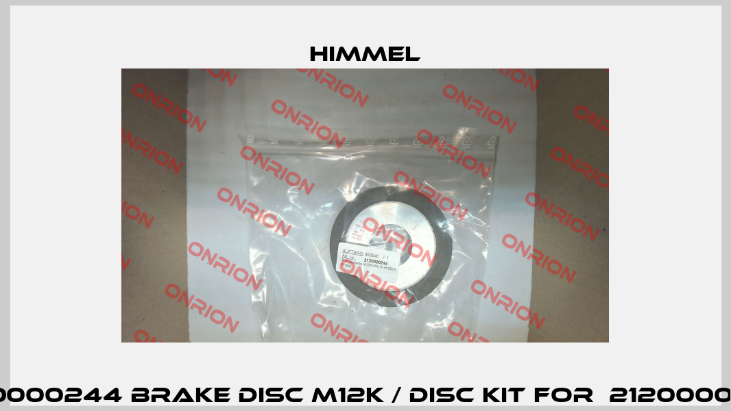 2120000244 Brake Disc M12K / disc kit for  2120000506 HIMMEL