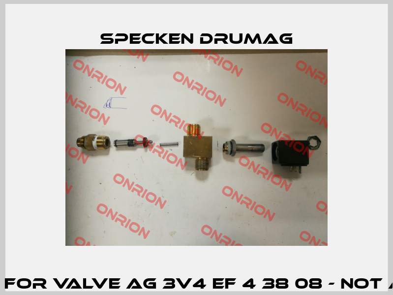 repair kit for valve AG 3V4 EF 4 38 08 - not available  Specken Drumag
