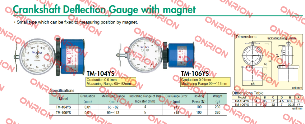 TM-104YS Teclock