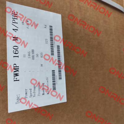 FWMP 160 M 4 / PHE AC Motoren