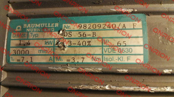 DS 56 B - without gearbox Baumüller