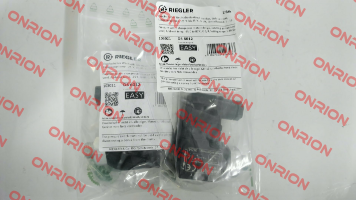 P/N: 103021 Type: DS 6012 Riegler