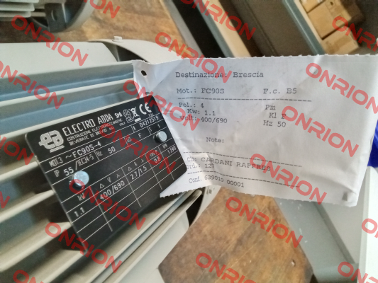 FC90S-4 1,1kW 4P 660/380V 50Hz B5 Electro Adda