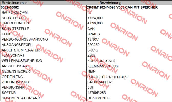 0062-00002 TR Electronic