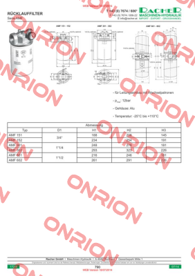 CA 151 CV (4703-1151)  Sofima Filtri