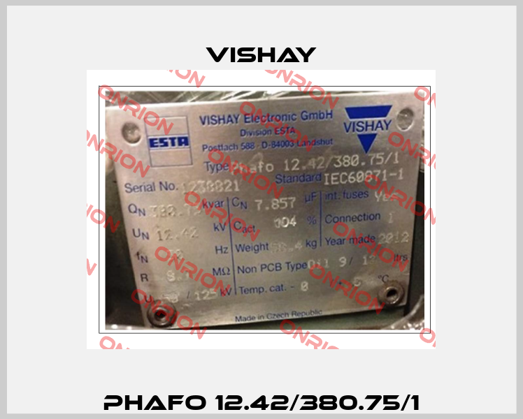 Phafo 12.42/380.75/1 Vishay