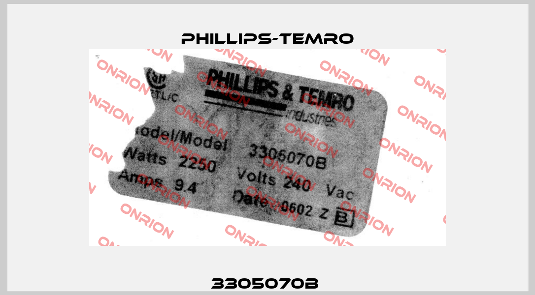 3305070B  Phillips-Temro