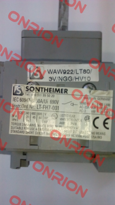 WAW922/LT80/3V /Z33RG/1/NGG/HV10  Sontheimer