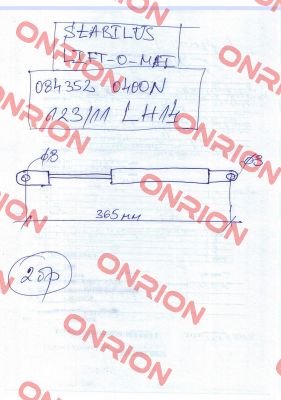 084 352 / 400N Stabilus